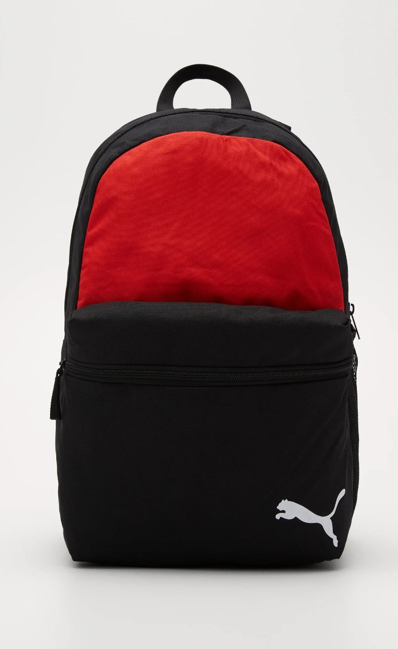 Sac à dos – PUMA – TeamGoal 23 – Noir/Rouge – 100% polyester – 37x44x15 cm