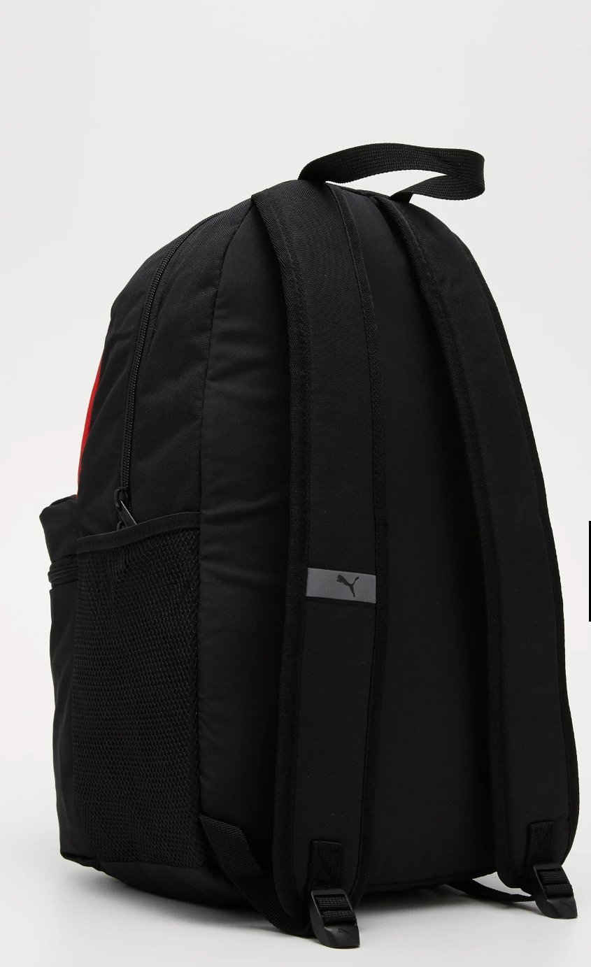 Sac à dos – PUMA – TeamGoal 23 – Noir/Rouge – 100% polyester – 37x44x15 cm