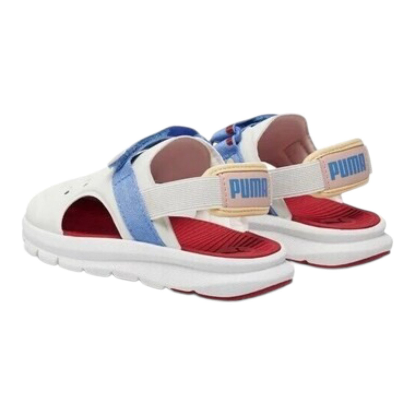 Sandales Puma Evolve Summer Camp AC PS 395646-01 Blanc chaud-Ciel bleu-Camomille
